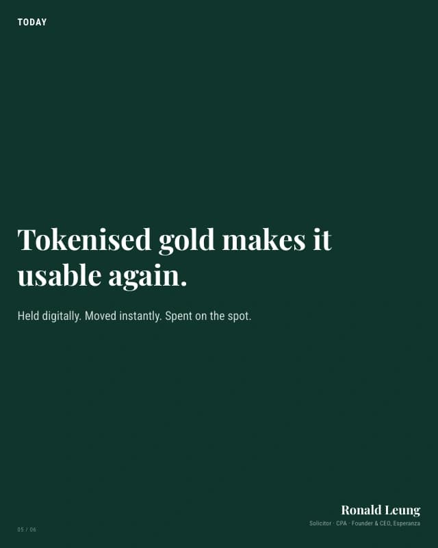 Gold held its value for millennia — original slide 5 of 8
