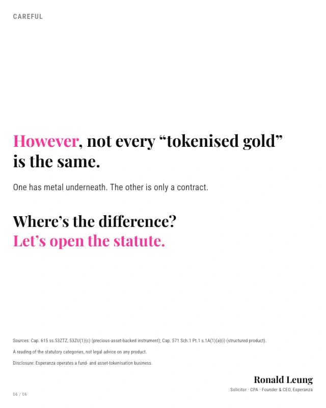 Gold held its value for millennia — original slide 6 of 8